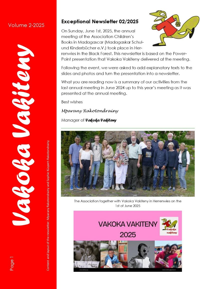 Newsletter 2025, 2